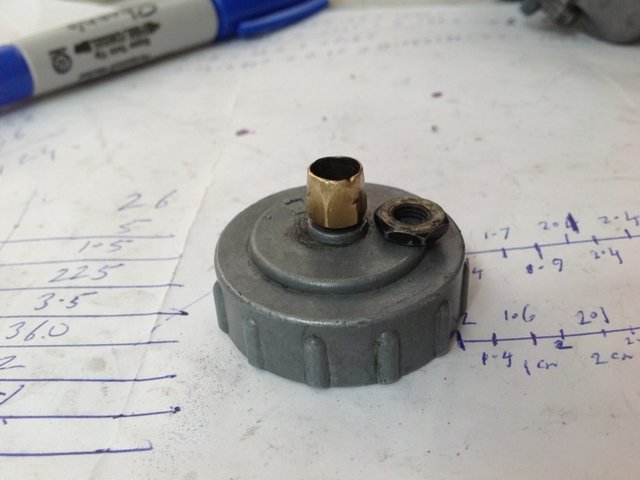 Removed nut