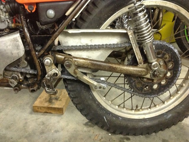 Old chain lengthened to a smaller front sporect