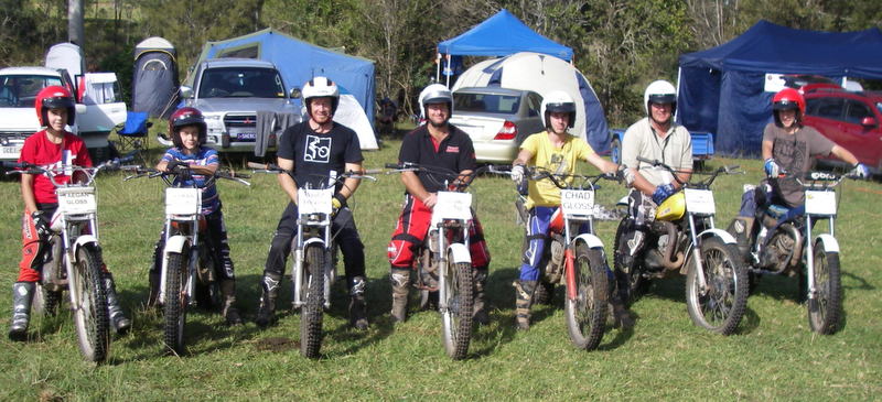 Tegan, Kyran, Andy, Kevin, Chad, Tim and Tyron