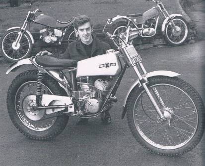 Either this bike is way tall or this guy is a midget!