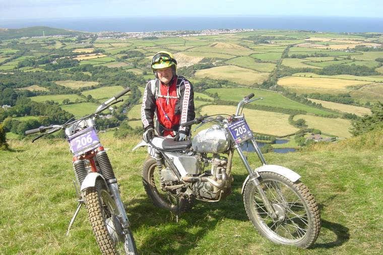Enfield, Cub and yours truly, nice vieww