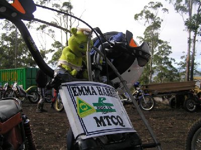 My kids tell me that there is a baby ogre on that bike