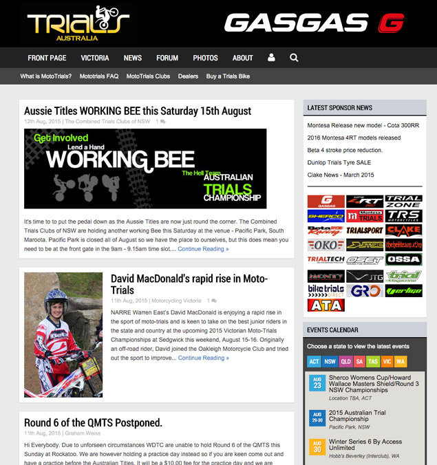 New simple homepage design