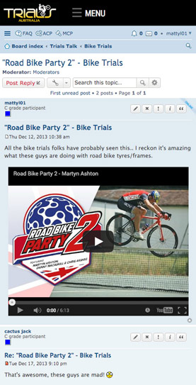 Trials Australia Forum - Now on Mobile!