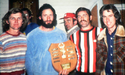 Steve Holzhauser, Peter Luscombe, Peter Paice, Jeff Gough winning Trans Tasman in NZ 1978