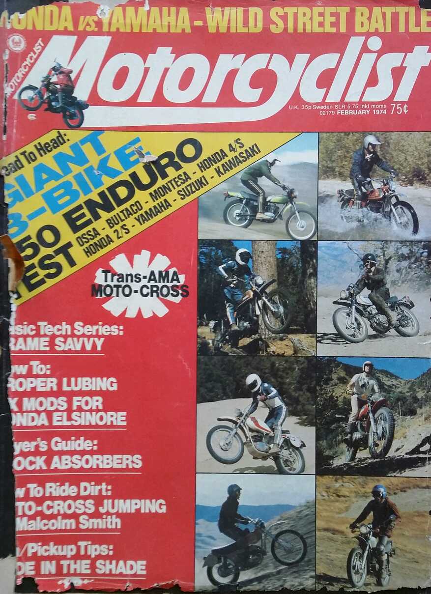 Motorcyclist magazine February 1974