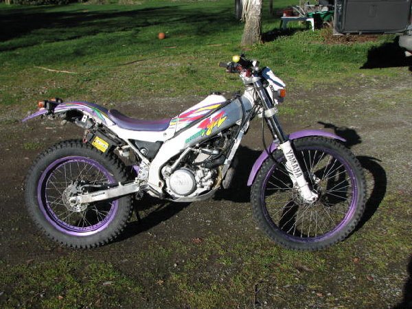 General view of the bike as bought