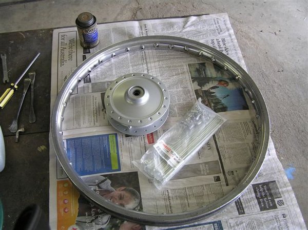 TY175B front wheel