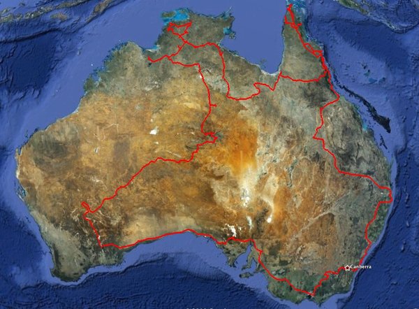 22,000 kilometres in 12 weeks