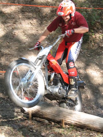 Rider Frank Van Heerden - Bike owner Cedric Van Heerden Montesa Cota 247 (with AMAL concentric Mk 1 carby)
