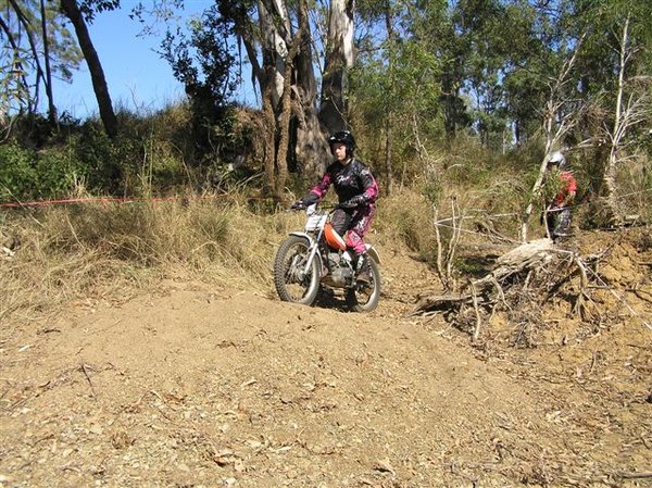 Jessica Chivers Yamaha TY175