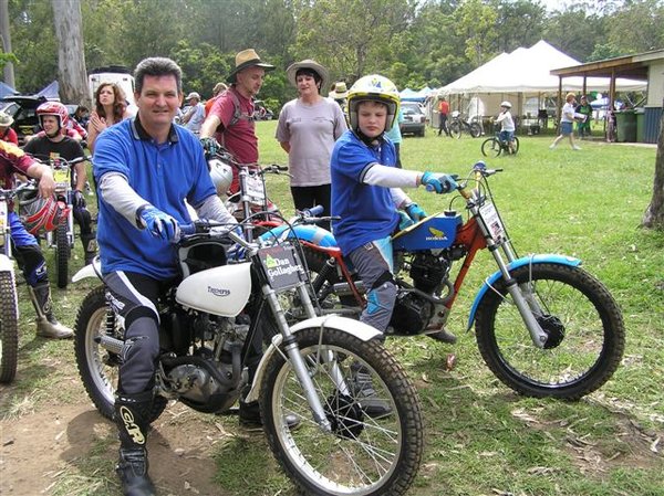 Dan and Jordan Gollagher (Tiger Cub and TL125)