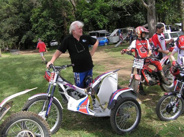 Robert Gough 4RT outfit, Mackenzie Grant GasGas, Peter Casey TY175