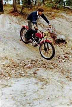 Jeff on Batam-Villiers hybrid built by his father