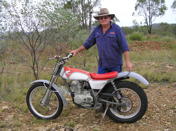 David McDonald 1975 TL250 Bob's Creek 3 April 2011