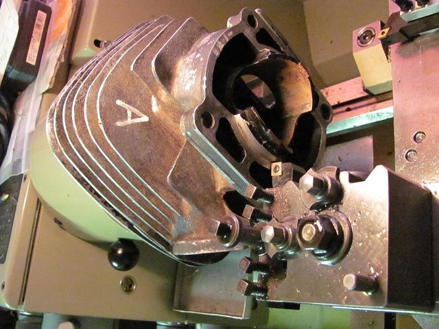Barrel height about to be reduced by 2mm to accept short stroke crank